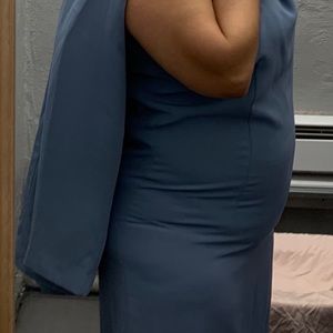 JG Hook Powder Blue 2 Piece Dress Suit w/Jacket - EUC Sz 16